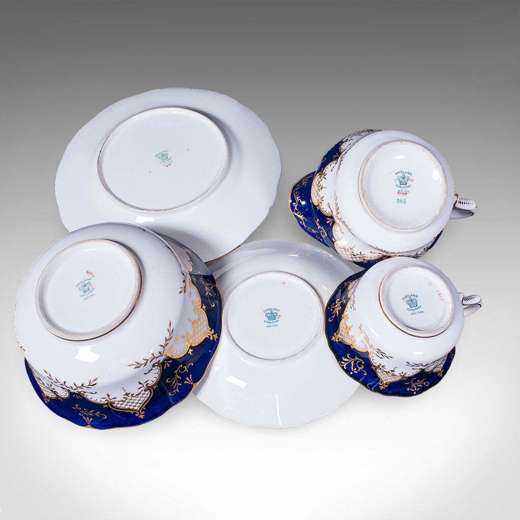 Home Decor 28 Piece Antique 8 Person Afternoon Tea And Tiffin Set English Ceramic Victorian photo