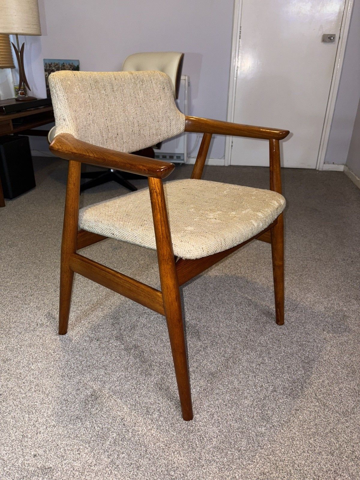 Mid Century Danish Teak Glostrup Dining/Desk Armchair G Plan Era Retro Mcm photo 375.0