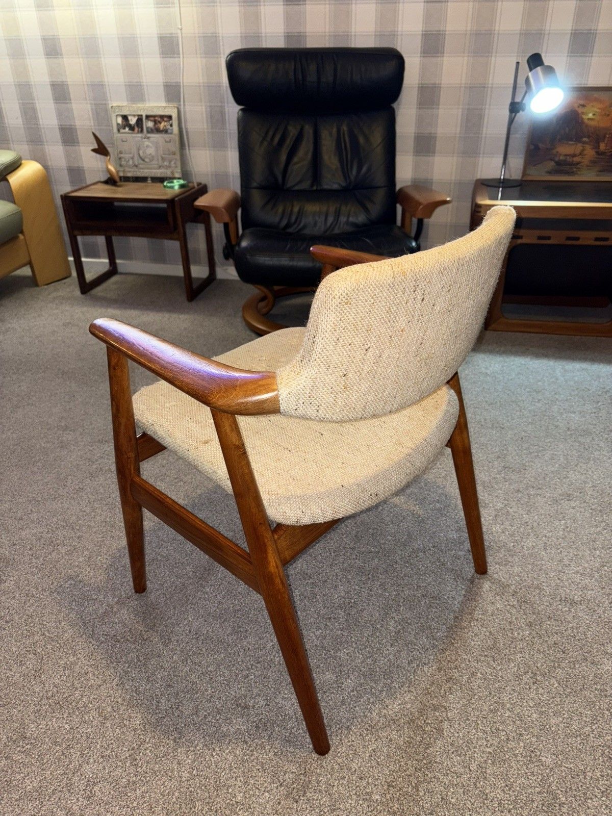 photo furniture Mid Century Danish Teak Glostrup Dining/Desk Armchair G Plan Era Retro Mcm