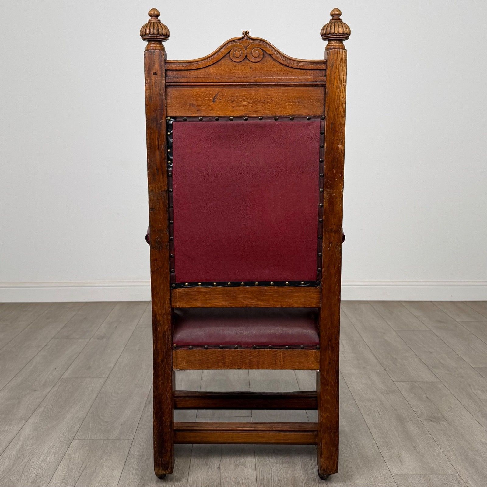Antique 20th Century Edwardian Armchair In Oak ( Af 5833 ) photo Furniture