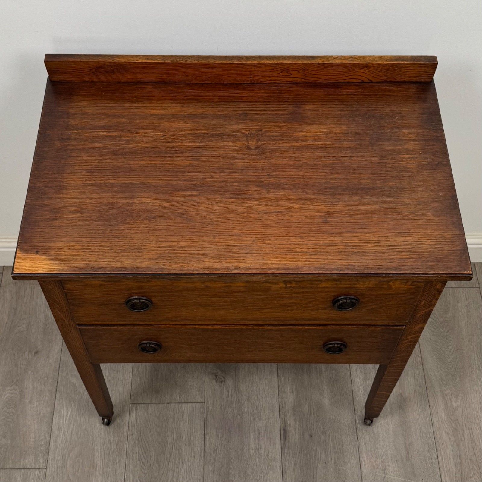 photo furniture Antique 20th Century Edwardian Chest Of Drawers In Oak ( Af 5841 )