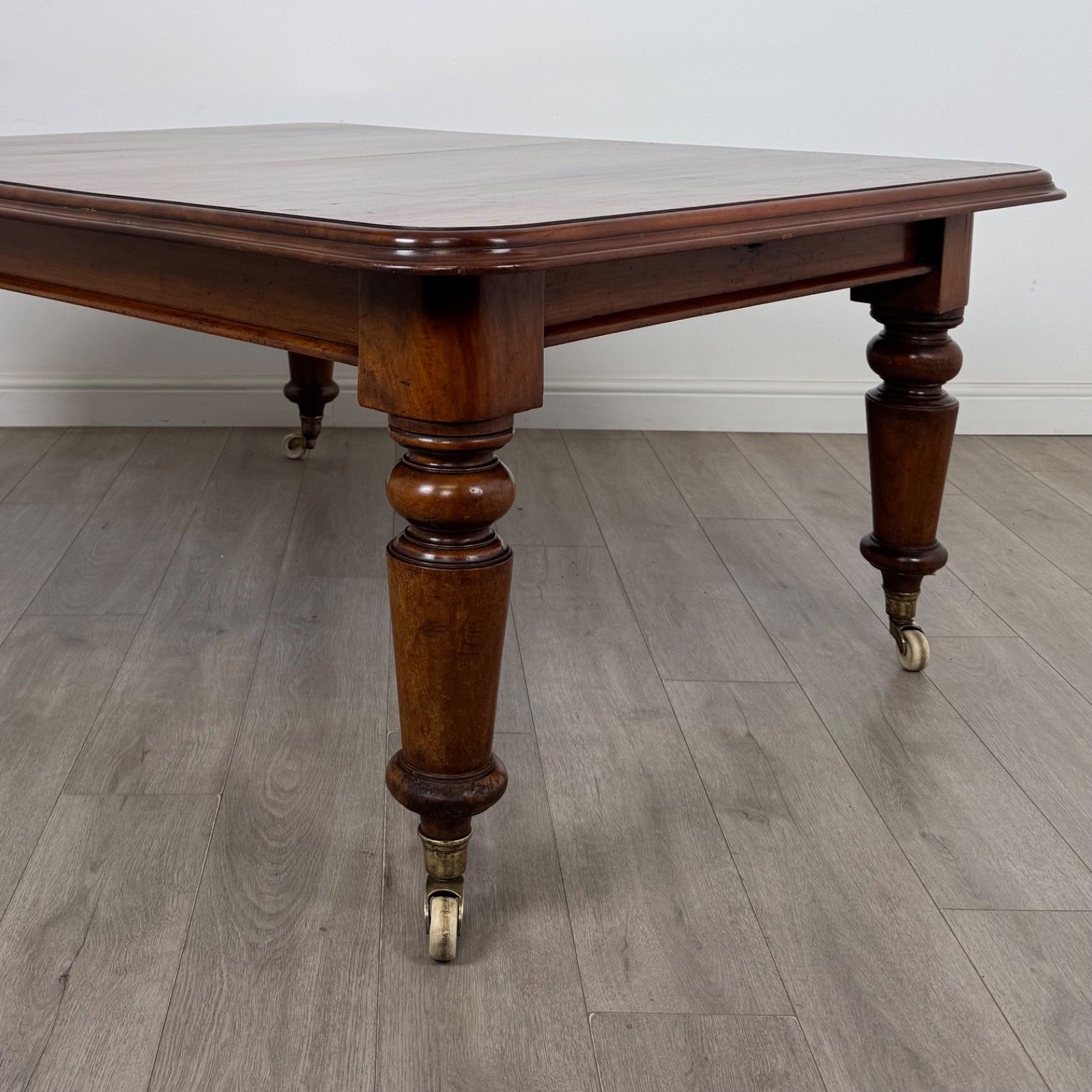 Antique 19th Century Large Victorian Dining Table In Mahogany ( Af 5851 ) photo buy