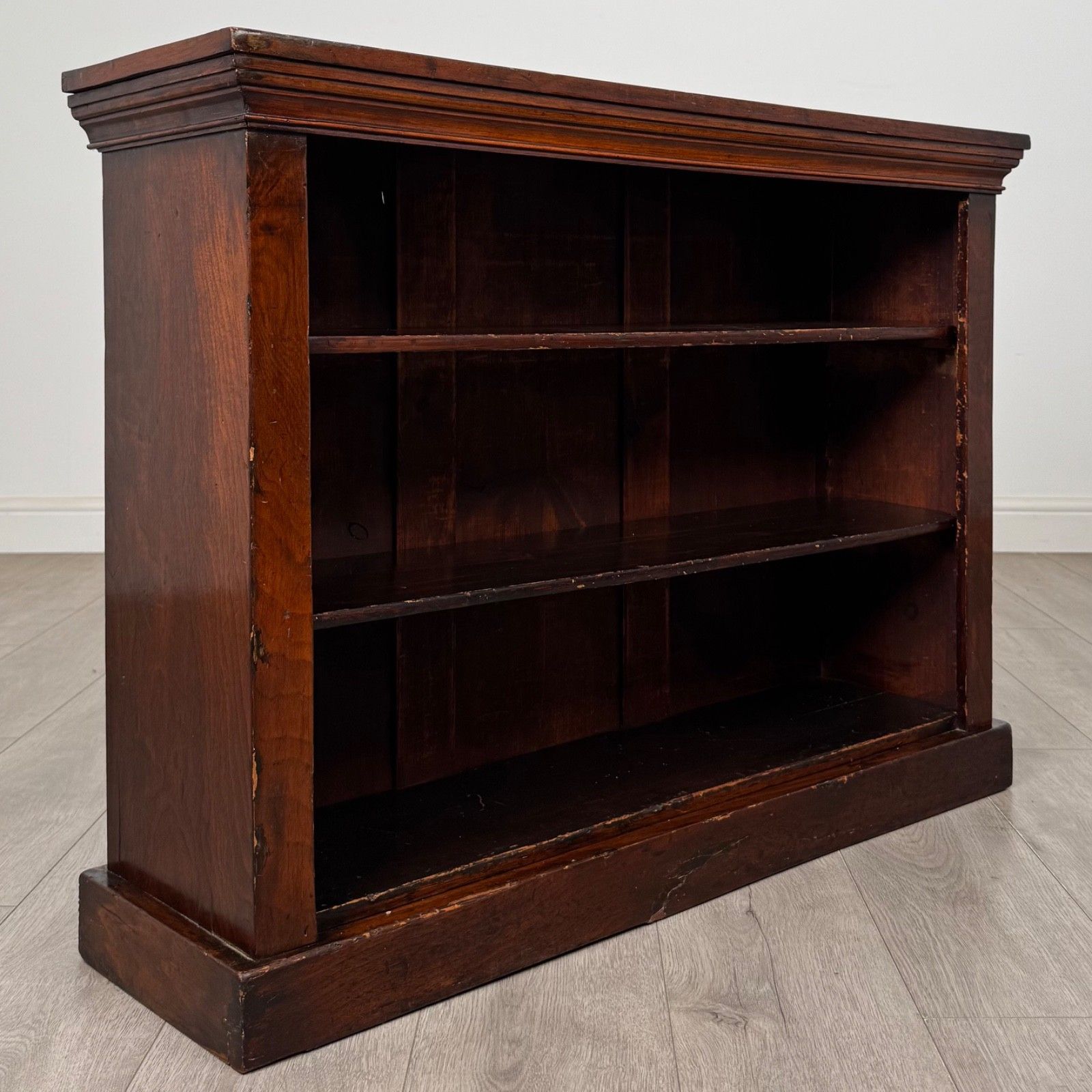 photo furniture Antique 19th Century Small Victorian Bookcase In Mahogany ( Af 5814 )