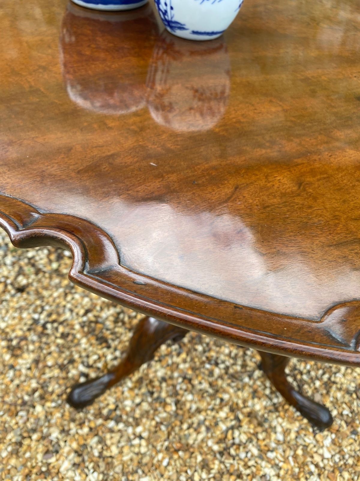 Georgian Pie Crust Edge Mahogany Table photo buy
