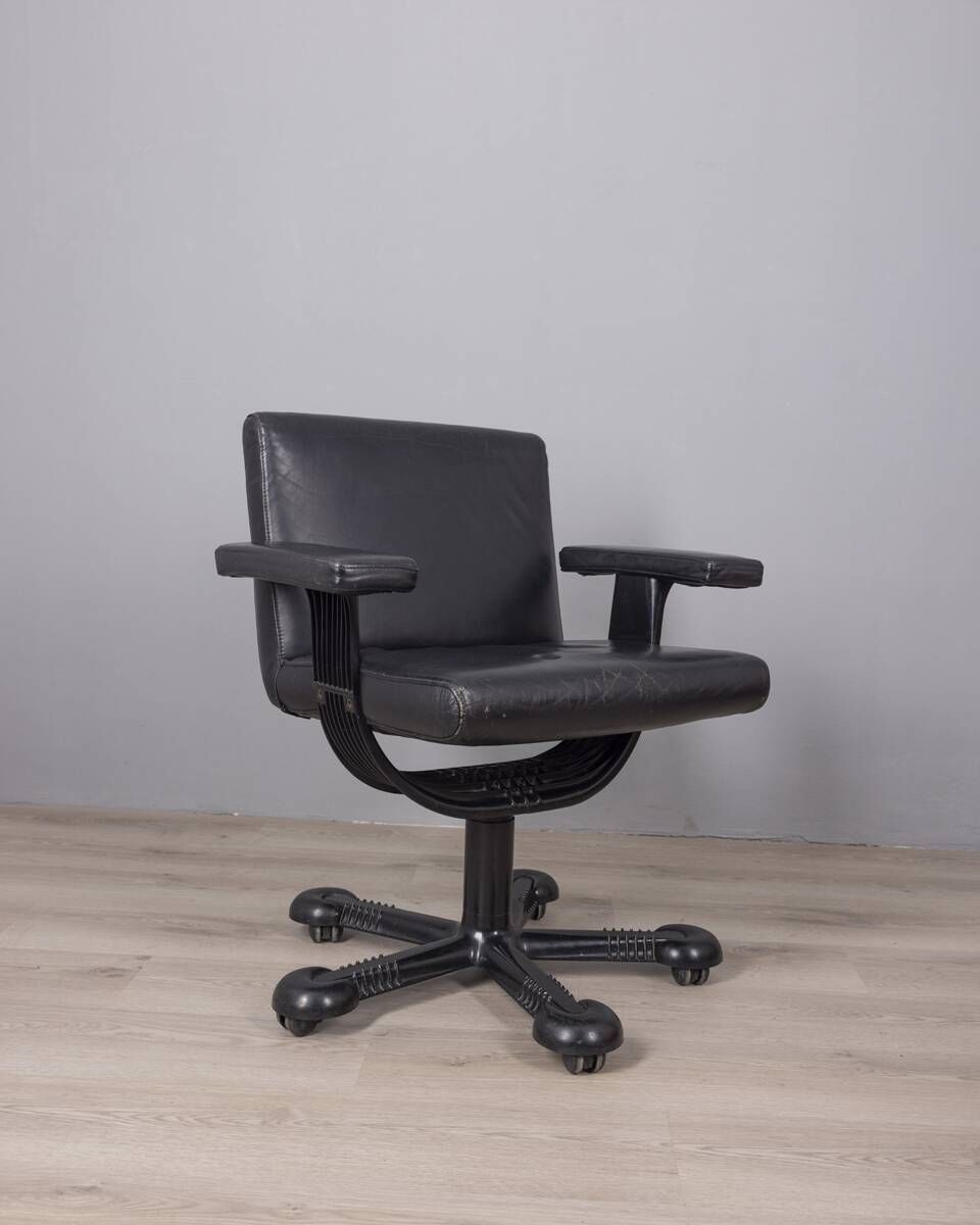 Page 1 Of 10 Vintage 1970s Desk Chair "Mix" Design By Afra E Tobia photo vinterior