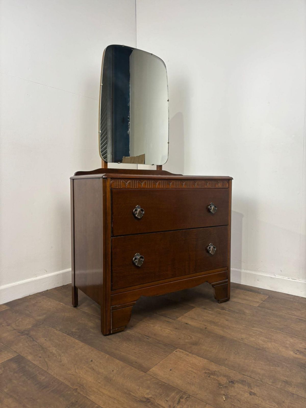 photo for sale Vintage Lebus Oak Dressing Table