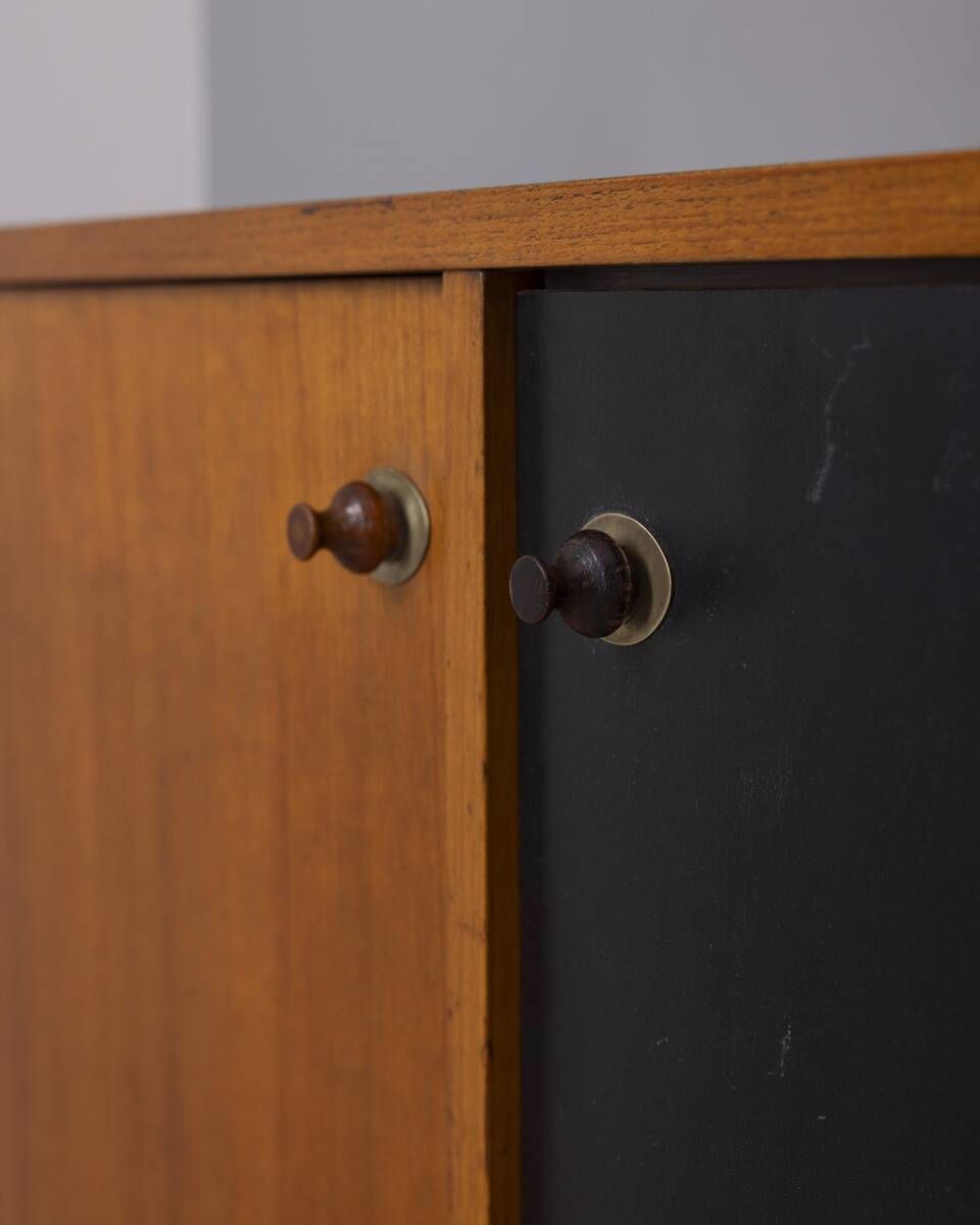 photo vinterior Vintage 1960s Sideboard In Teak Wood By Italian