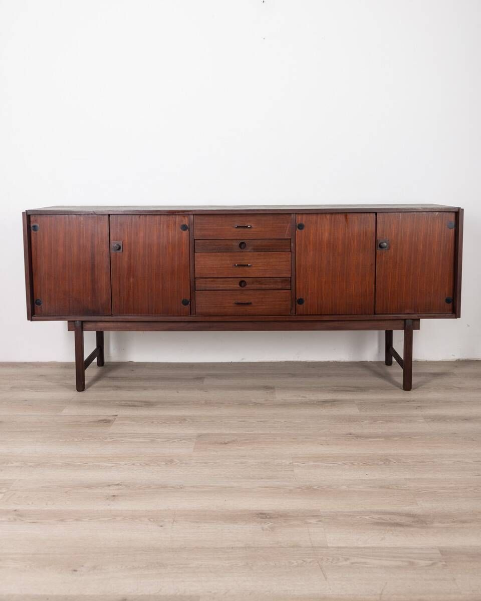 Vintage 60's Sideboard Sideboard In Teak Design Barovero photo furniture