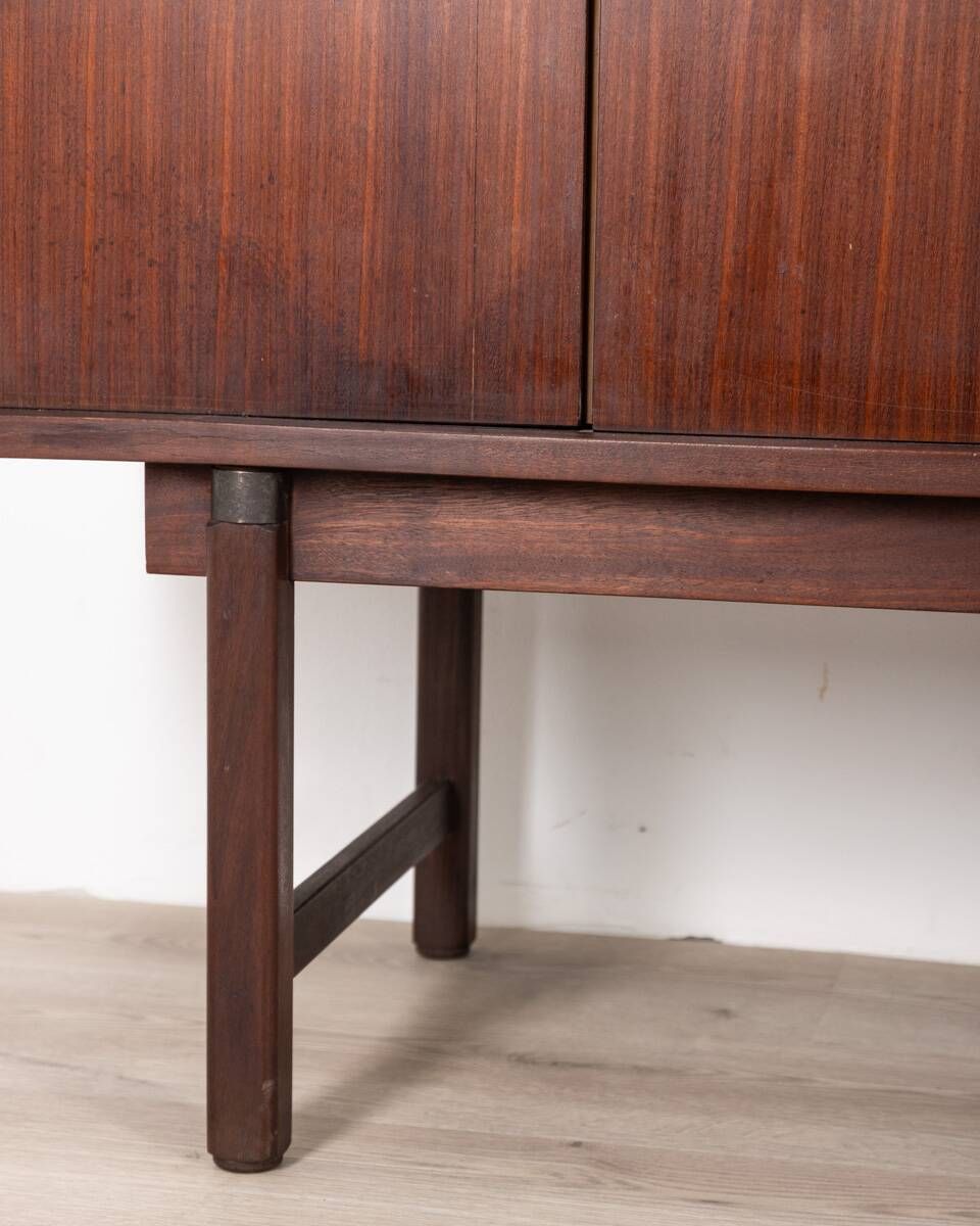 photo furniture Vintage 60's Sideboard Sideboard In Teak Design Barovero
