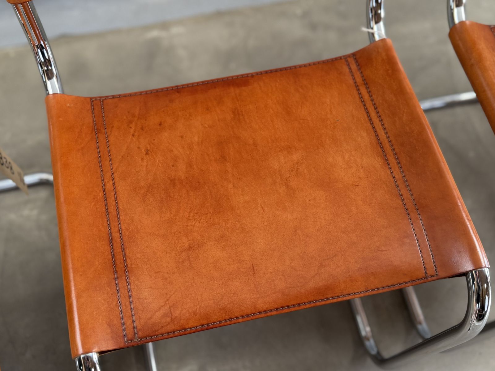 Furniture 6 Dining Chairs Mart Stam Marcel Breuer S33 Set Of Six Fasem Chrome Tan Brown Cognac Leather Cantilever Bauhaus 6 Mid Century Dining Chairs photo