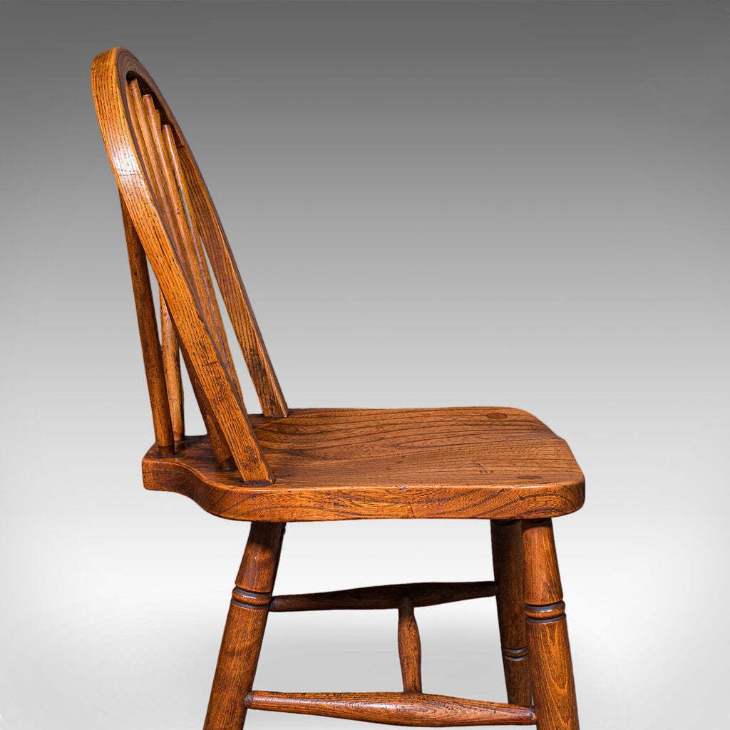 photo for sale Set Of 4 Side Chairs, English Hoop Back Seats, Wwii, Broad Arrow, Reception Hall