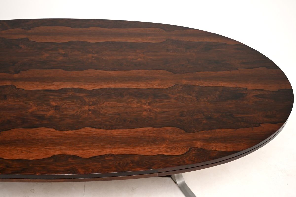 5850.0 Vintage Rosewood Dining Table And Chairs By Robert Heritage For Archie Shine photo