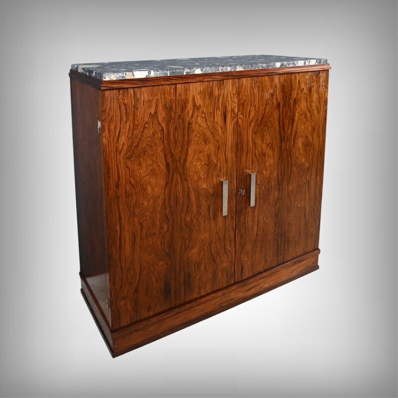Art Deco Sideboard In Rosewood Veneer – 1940