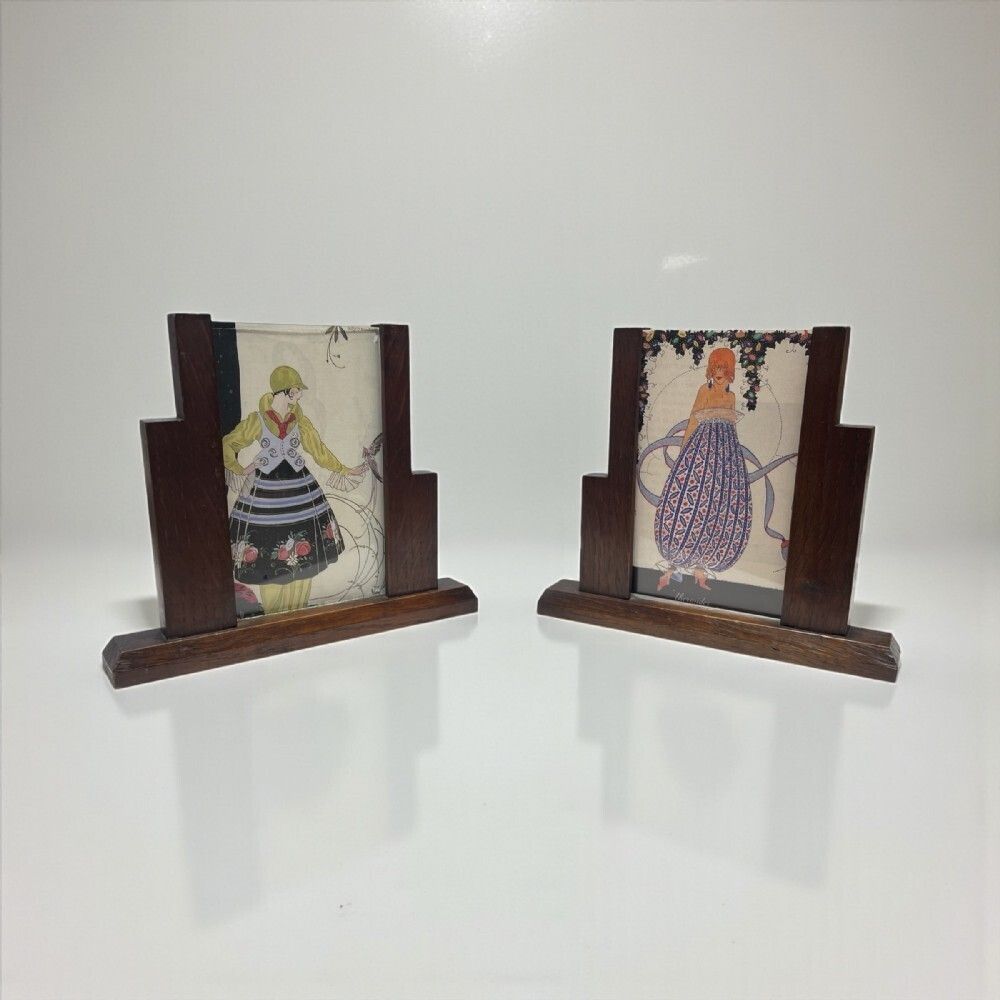 Pair Of Art Deco Photo Frames