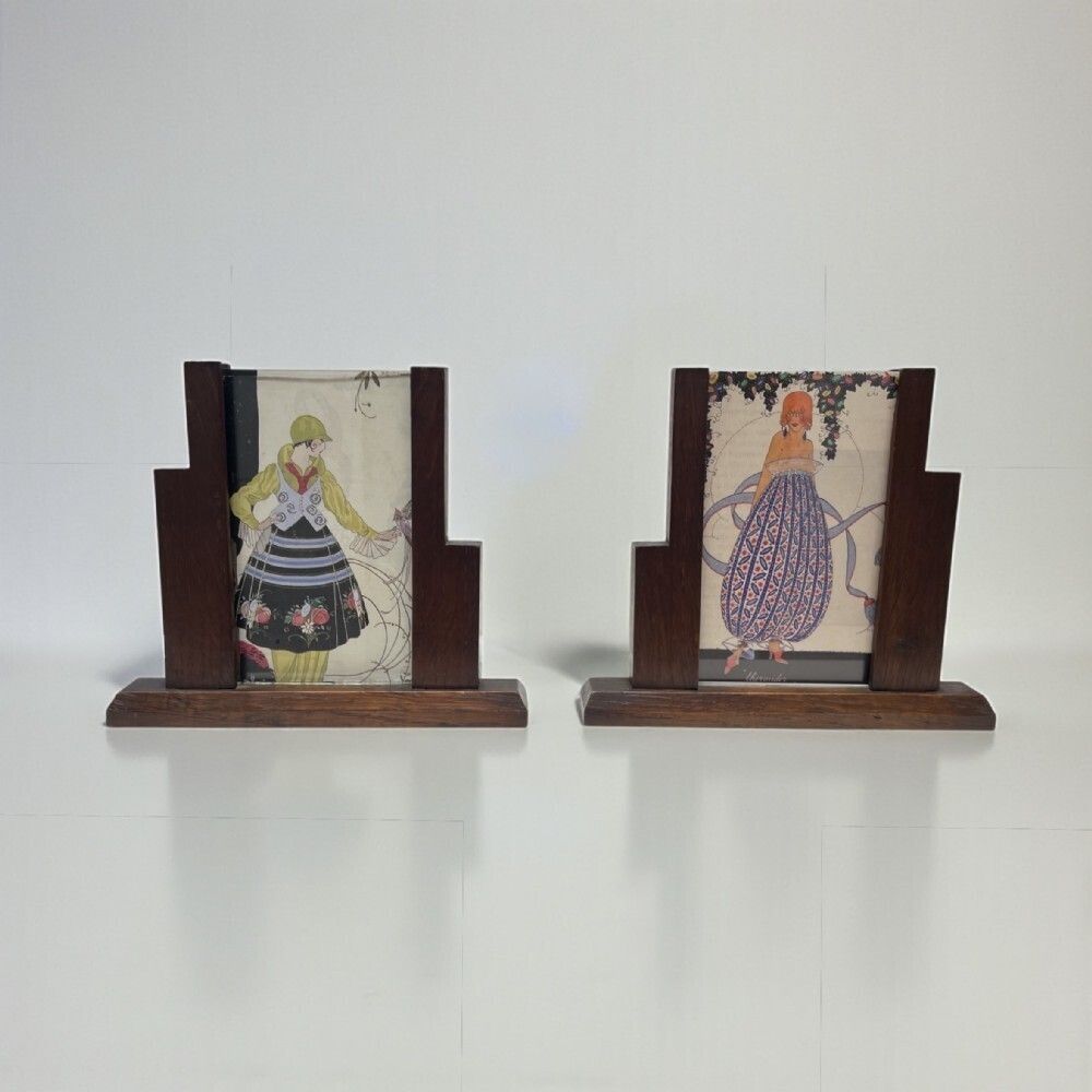 Pair Of Art Deco Photo Frames photo Home Decor