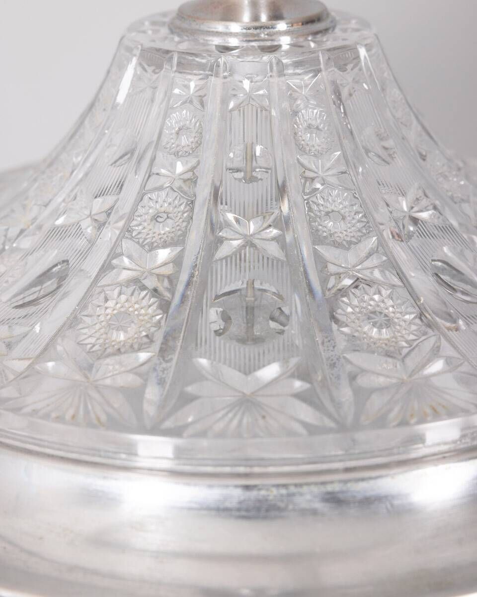 Vintage 60s Crystal Chandelier Decorated Design Kinkeldey photo buy