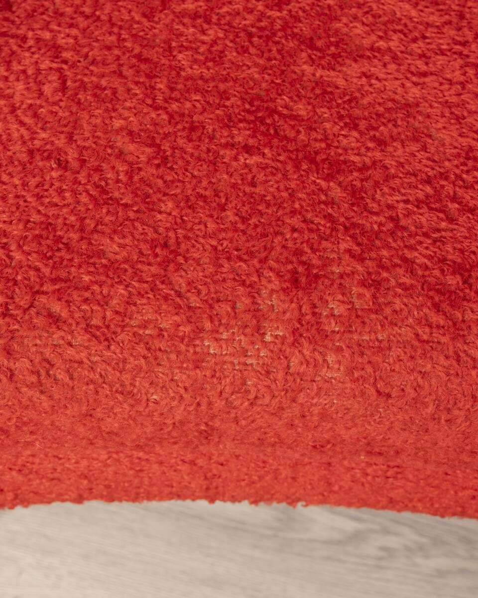 Pair Of Vintage 50s Armchairs Red Fabric Italian Design photo vinterior