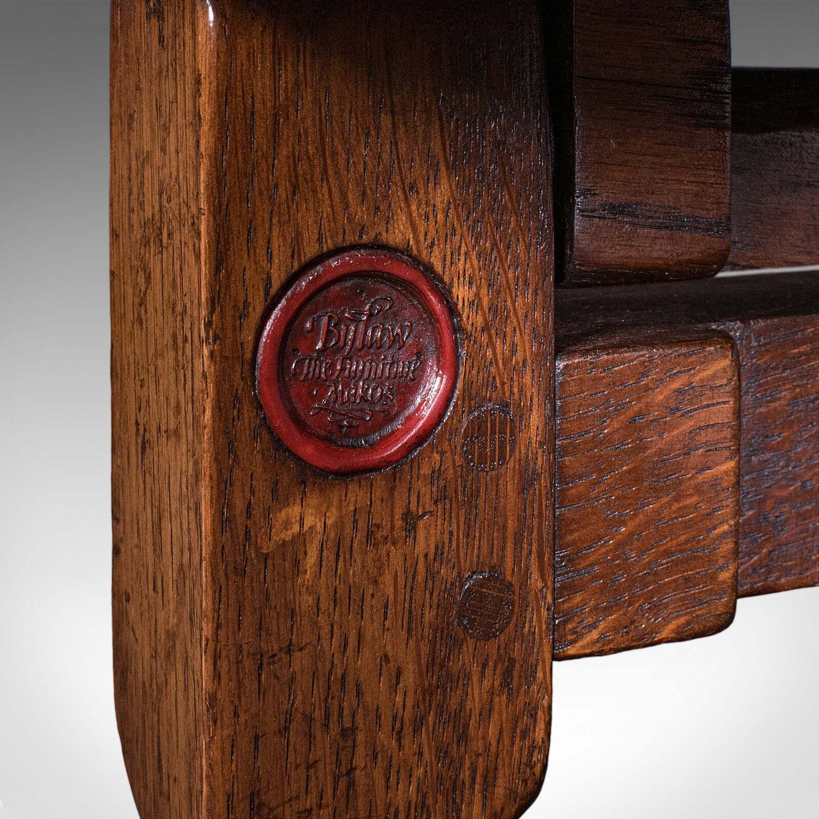1320.0 Vintage Folding Oval Occasional Table, English, Gate Leg, Side, Jacobean Revival photo