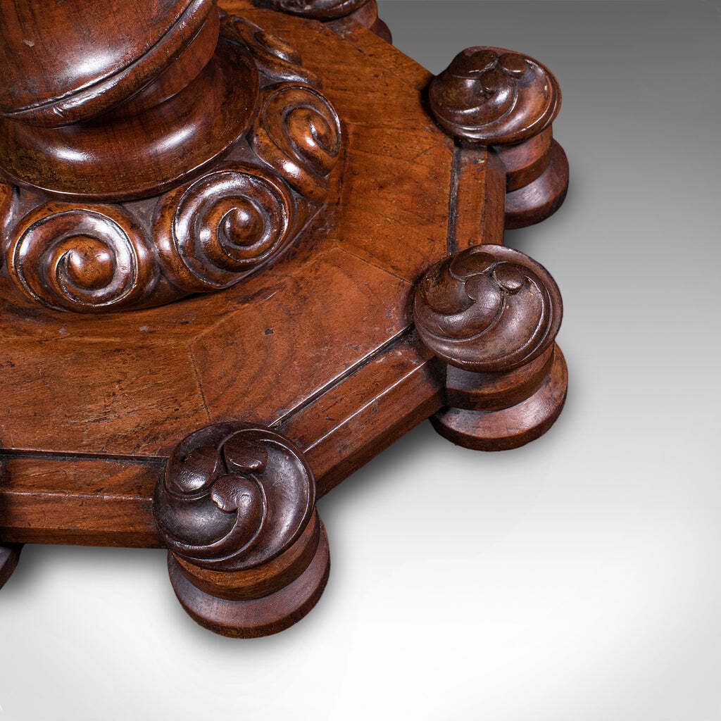 2497.0 Antique Estate Chapel Organist's Stool, Scottish, Walnut Music Riser, William IV photo