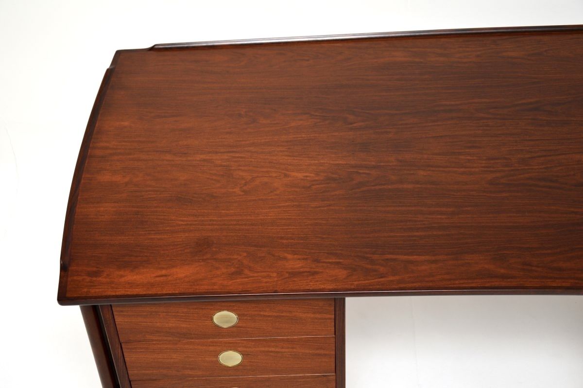 Danish Vintage Rosewood Executive Desk photo vinterior