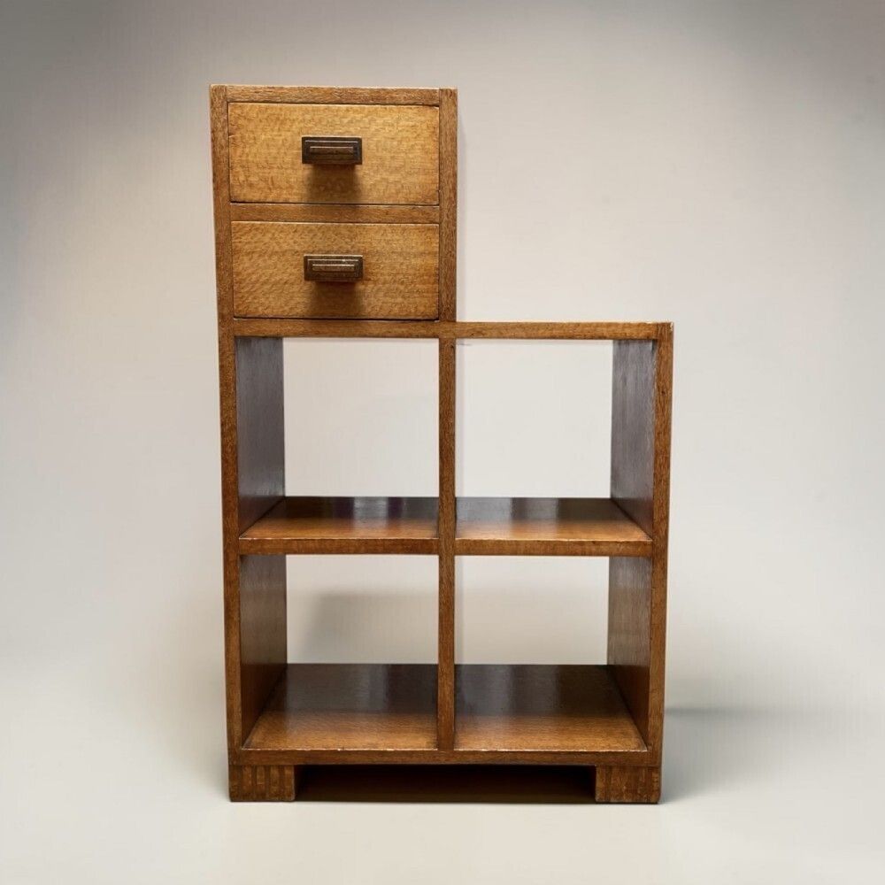 Art Deco Stepped Bookcase By Betty Joel