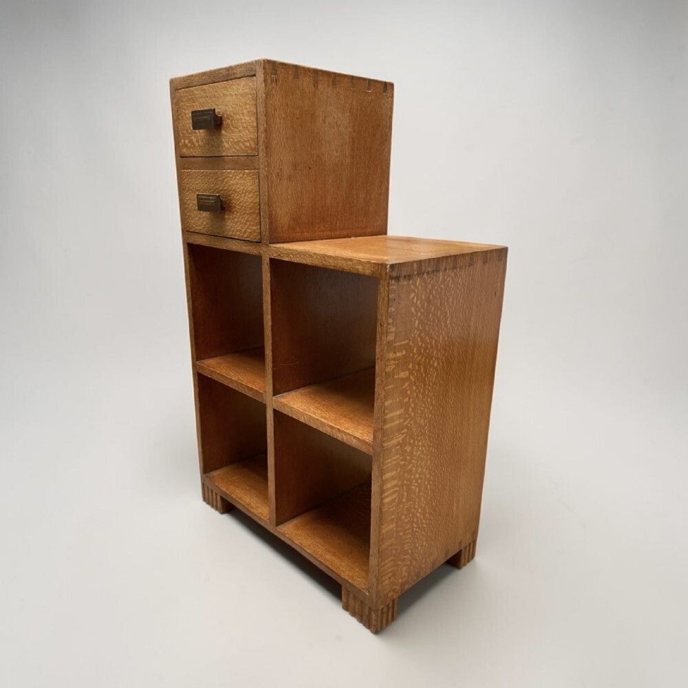 Furniture Art Deco Stepped Bookcase By Betty Joel photo