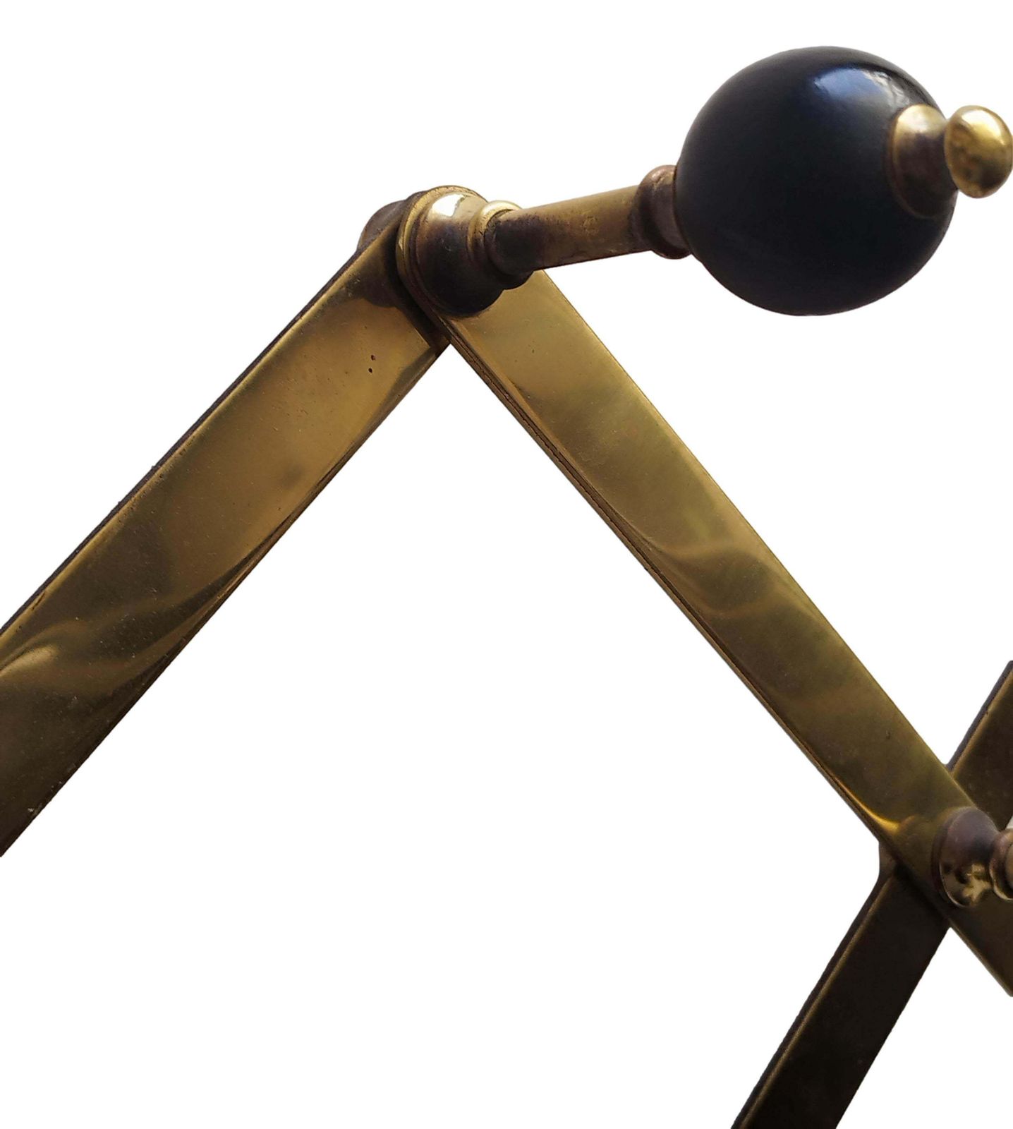 Caccia Dominioni For Azucena Brass  "At4" Coat Rack, Italy 1950s photo buy