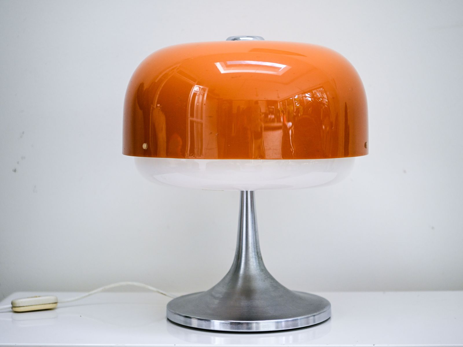 Harvey Guzzini Medusa Table Lamp 1960's photo vintage