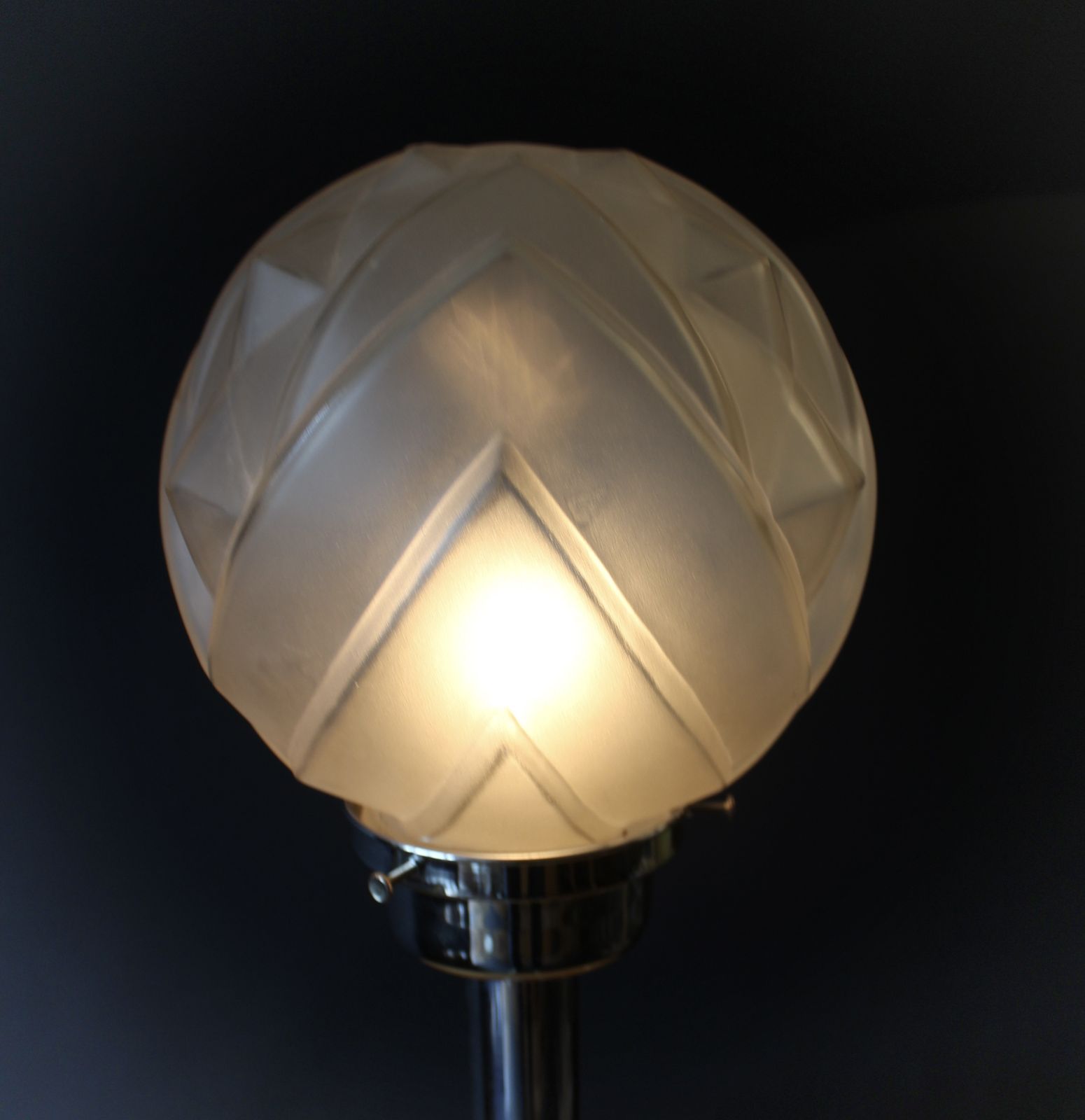 Art Deco Chrome Table Lamp photo 350.0