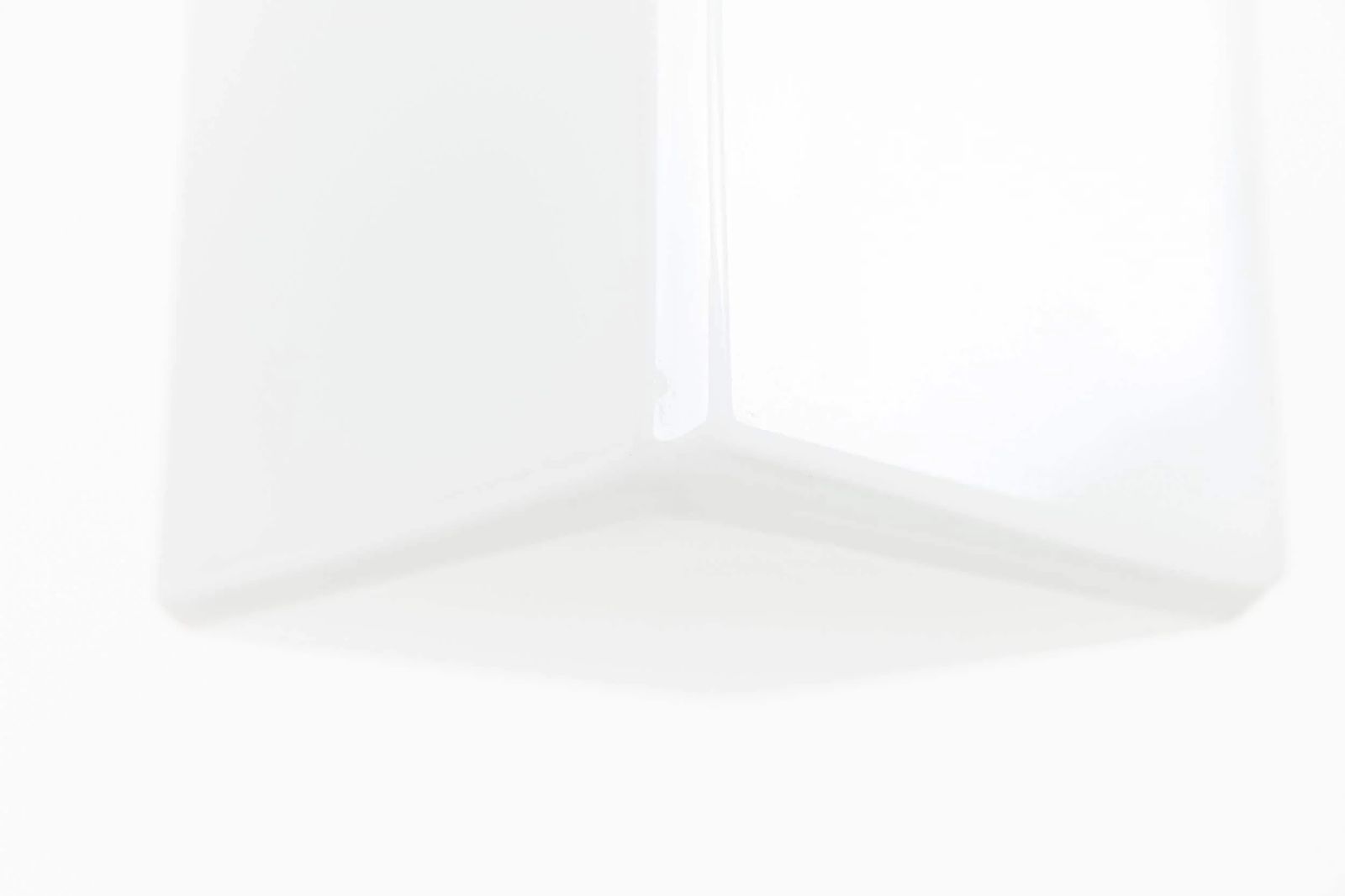 Vintage Cube Opaline Glass Pendant Light photo buy