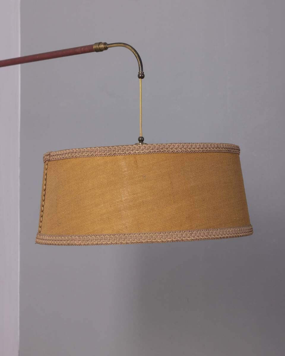 1950s Vintage Adjustable Brass Wall Lamp Italian Design photo furniture