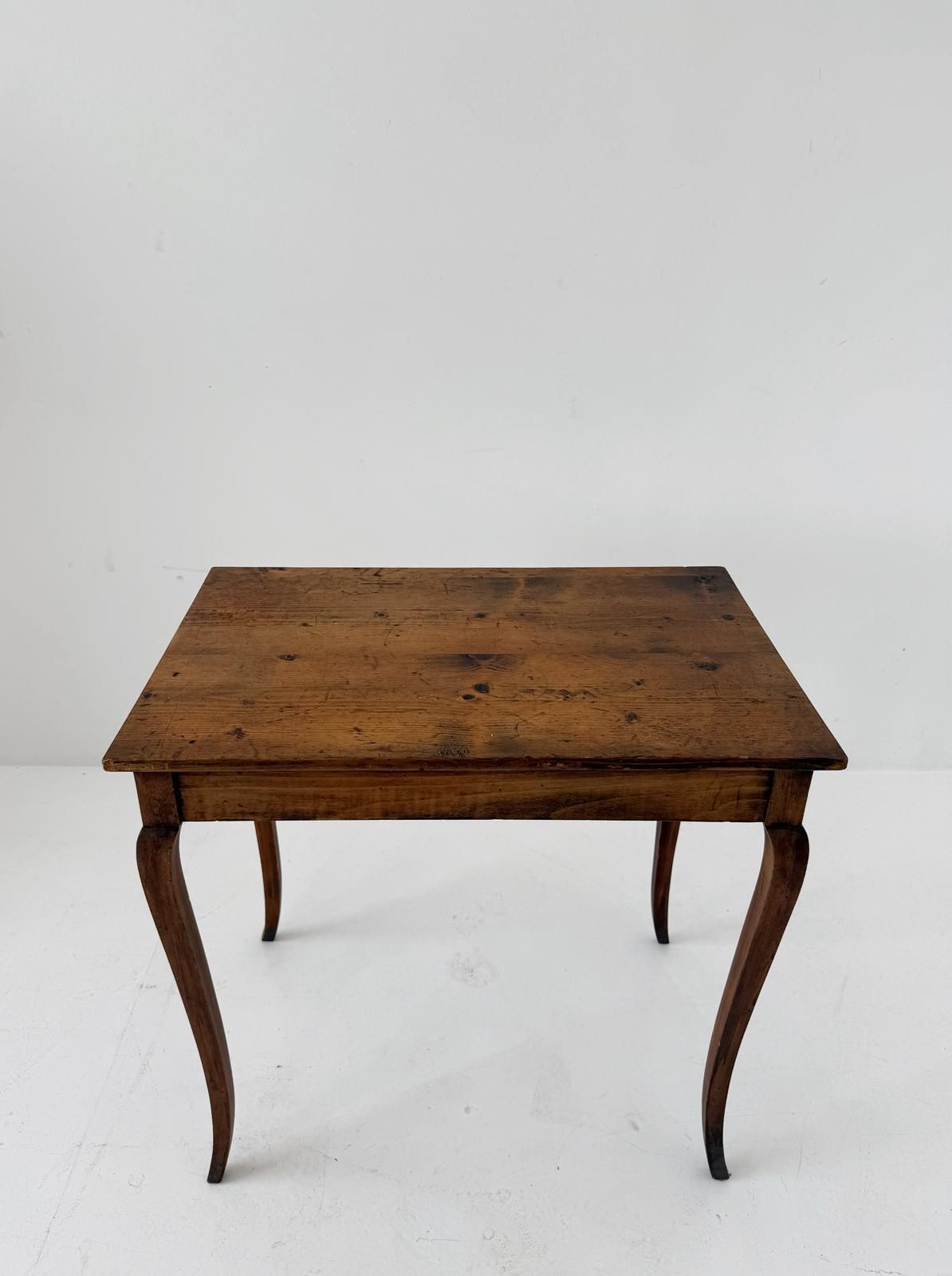 Rustic Walnut Work Table, Italy, 19th Century photo Furniture