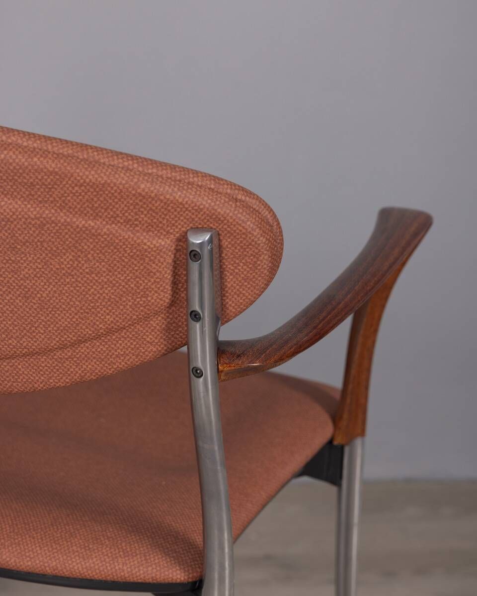 photo furniture Set Of 5 Vintage 1980s Coro Chairs With Armrests, Designed By Origlia