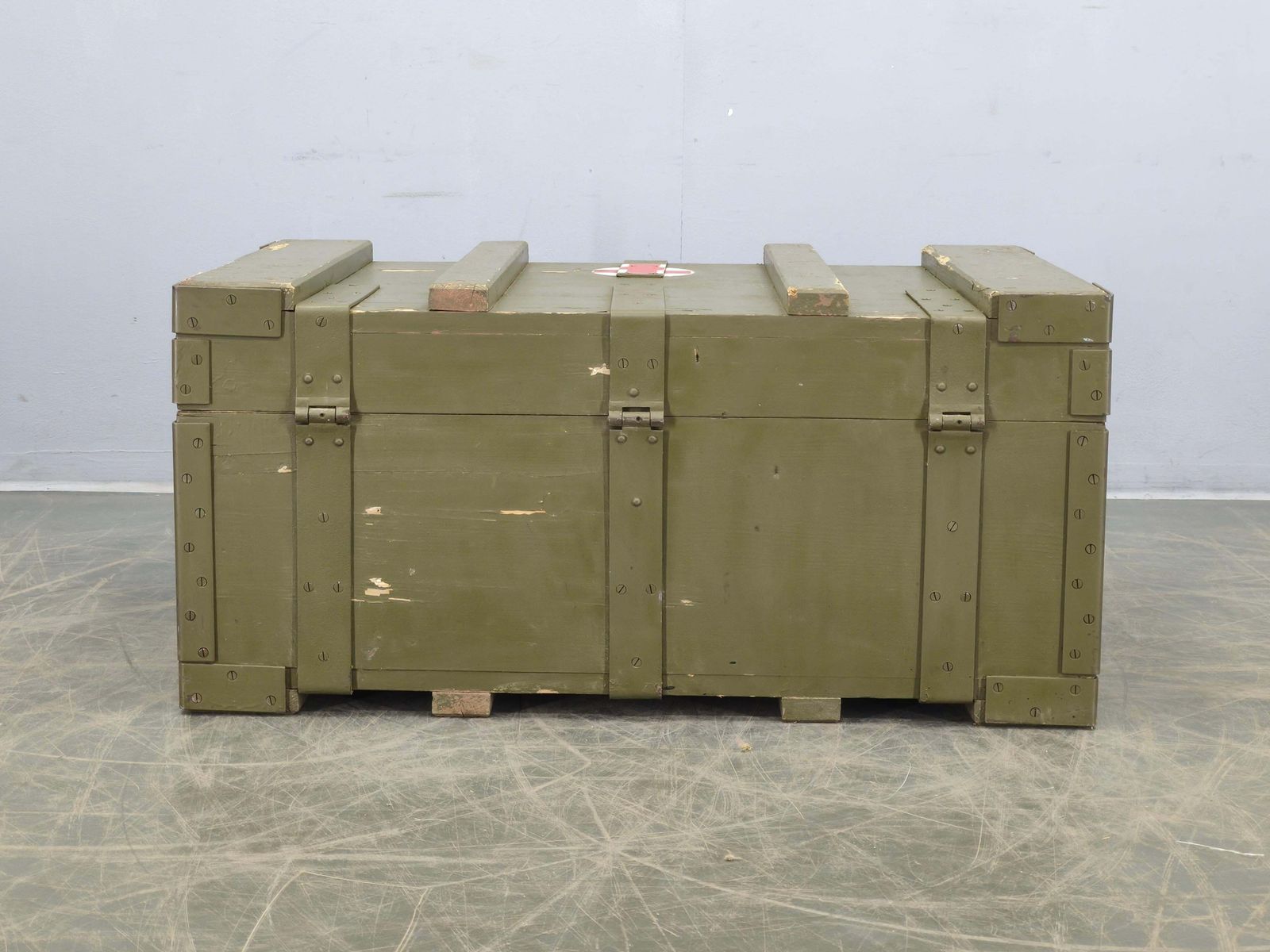 photo furniture 1950s Czech Military Medical Storage Chest Vzor 57