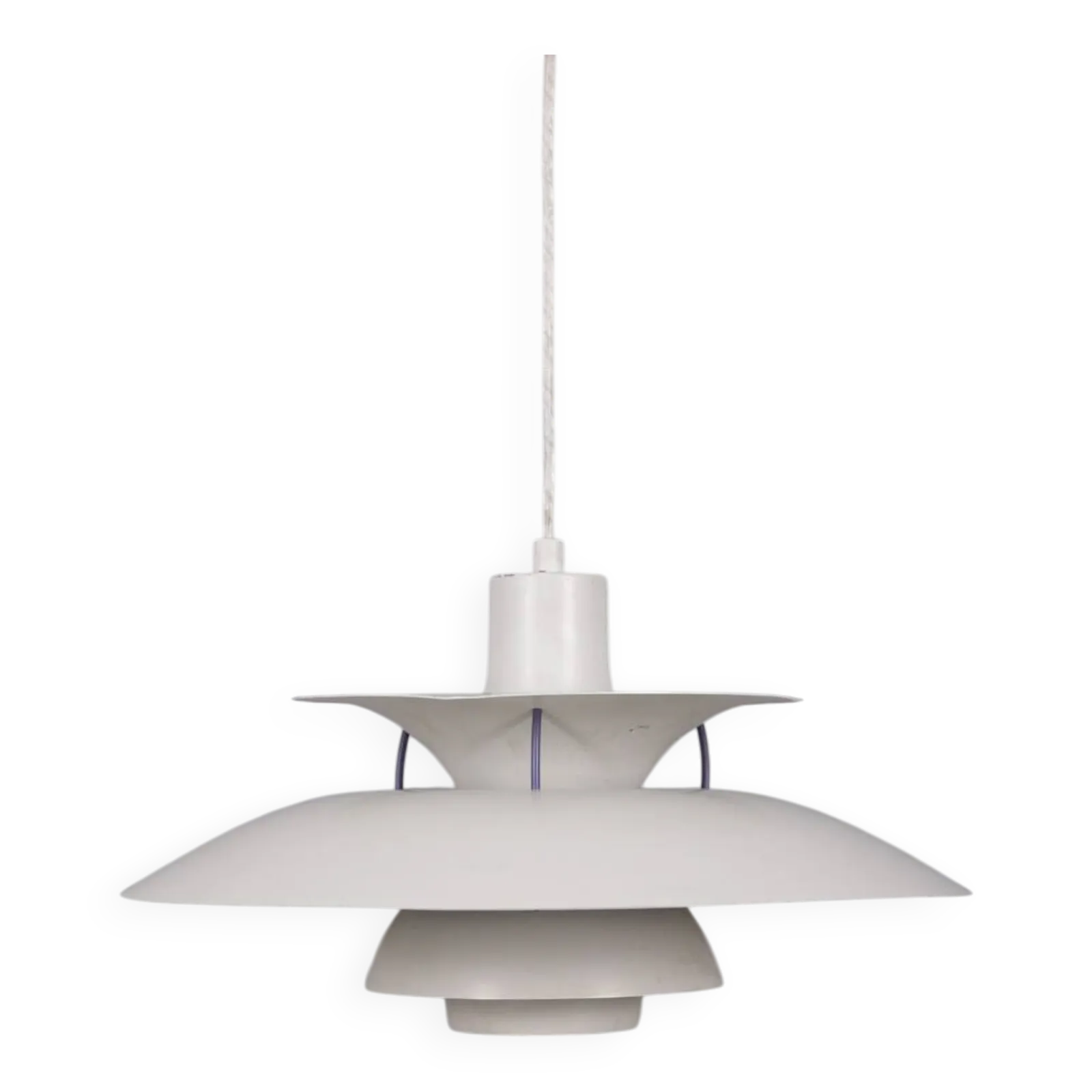 Vintage 60s Chandelier "Ph5" Design Poul Henningsen For Louis Poulsen