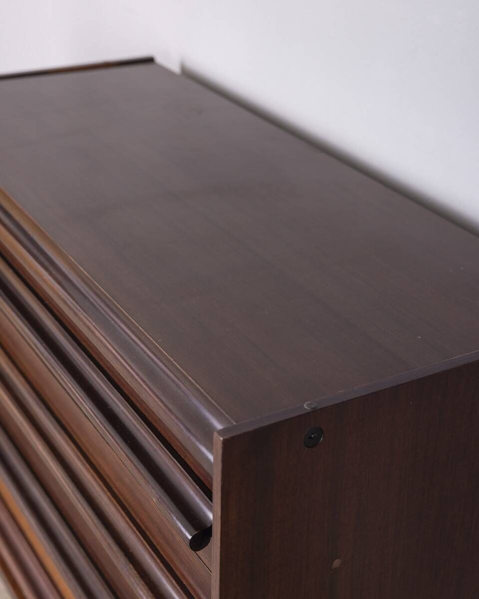 Vintage 1960s Wooden Chest Of Drawers With Italian Design photo vinterior