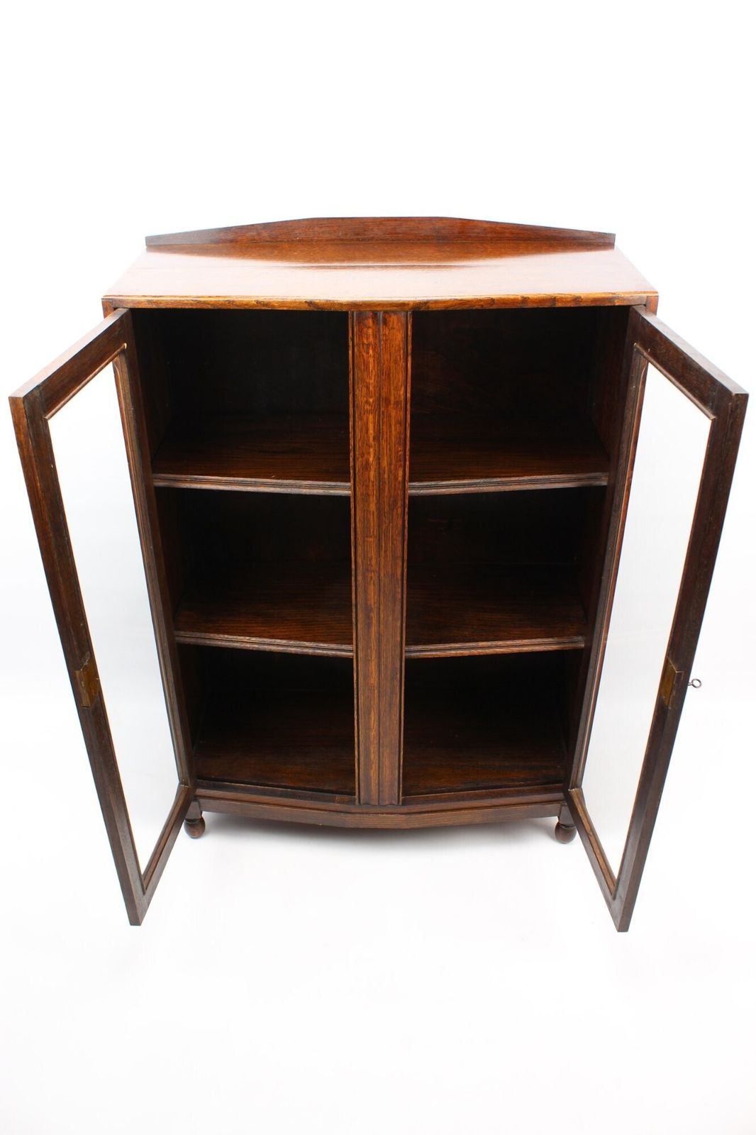 Small & Slim 1920s Oak Bookcase photo Furniture