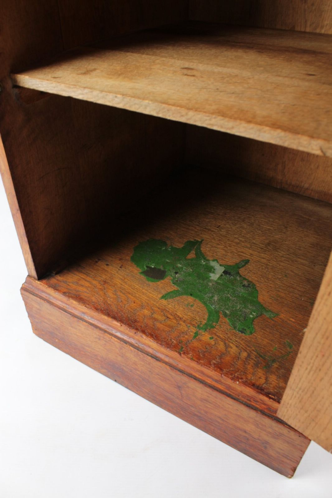 Slim Edwardian Oak Desk, 1910s photo vinterior