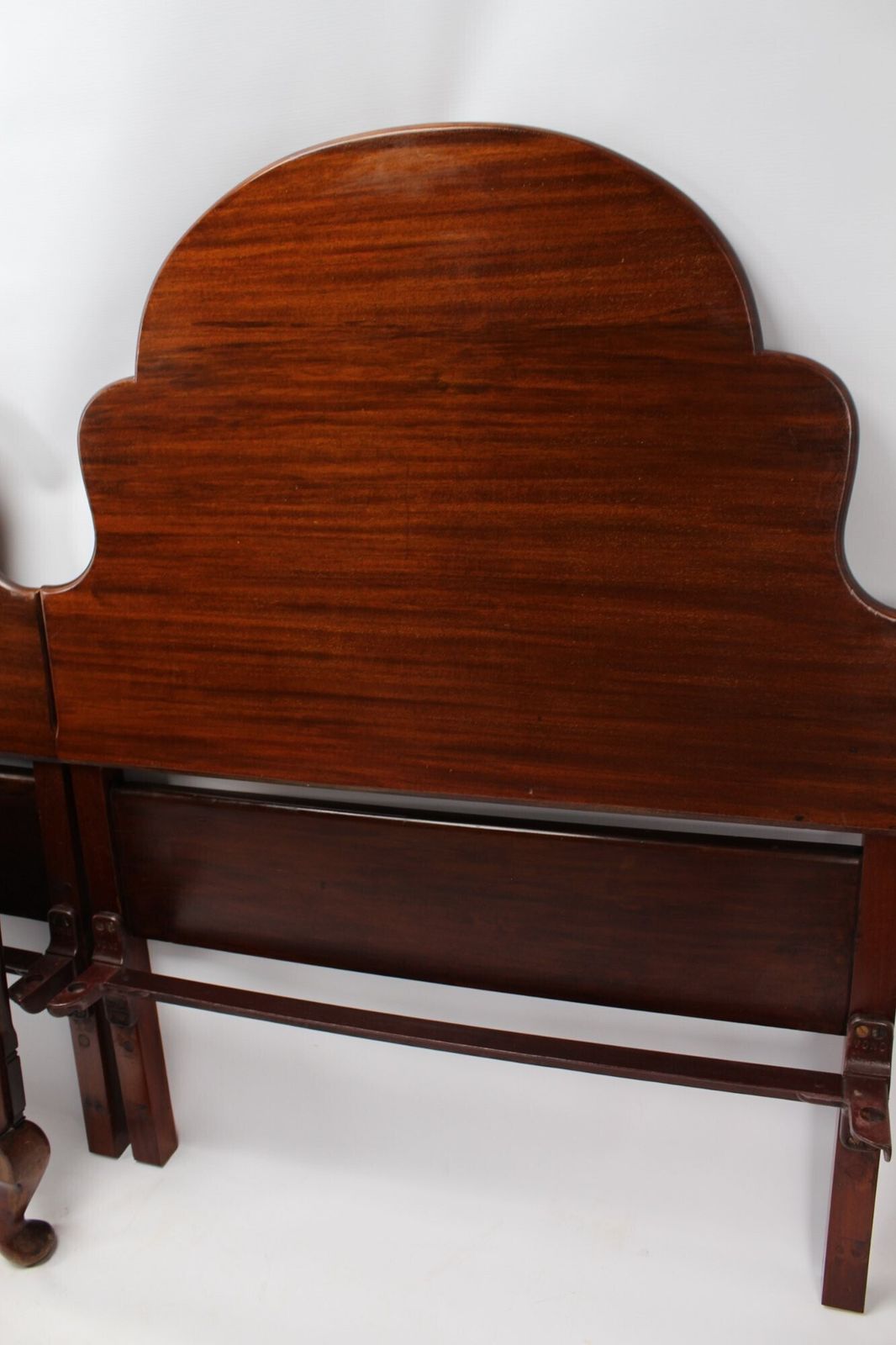 Pair Of Art Deco Mahogany Single Beds photo vintage