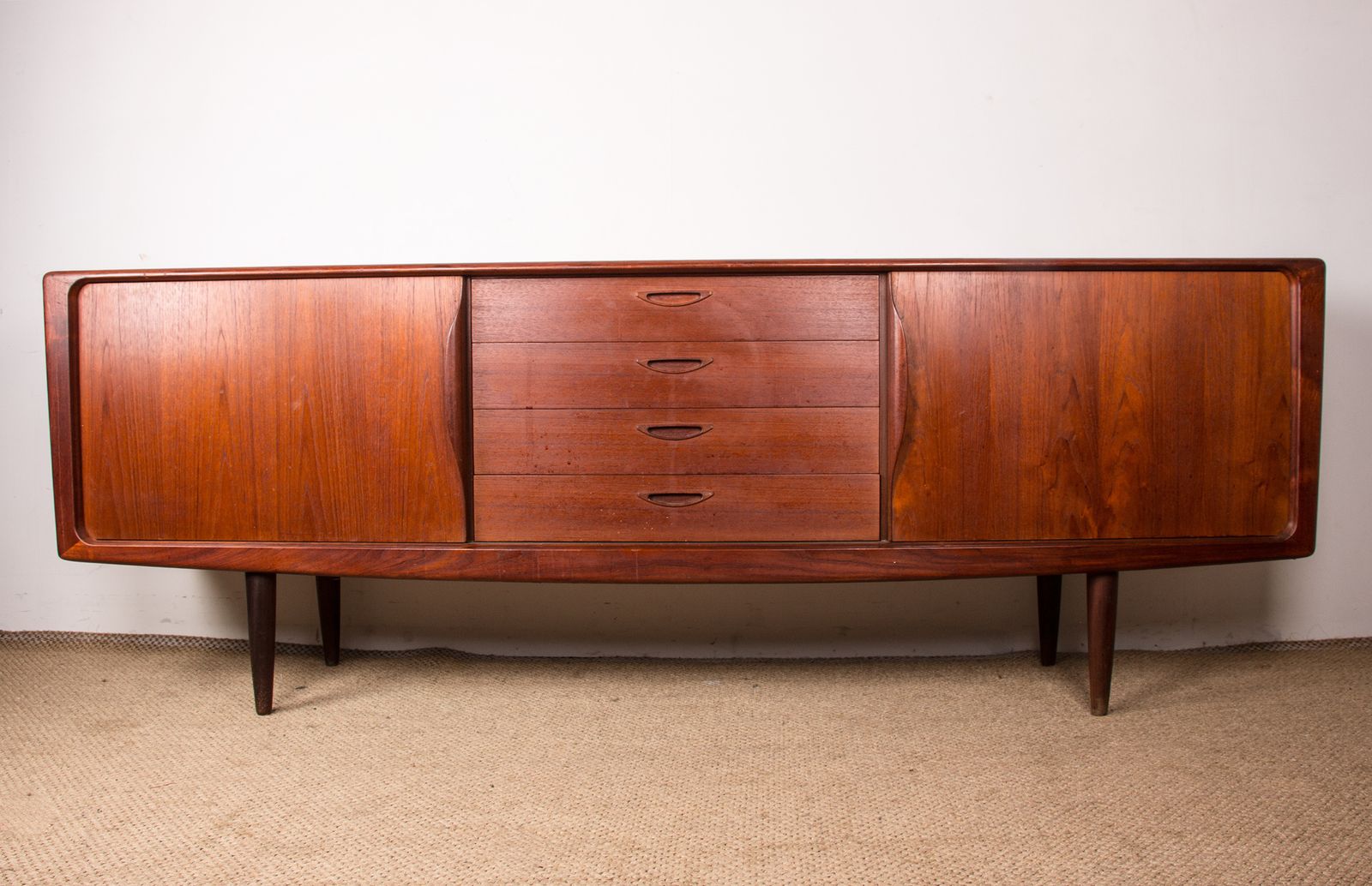 Danish Teak Sideboard By Henry Walter Klein For Bramin 1960.
