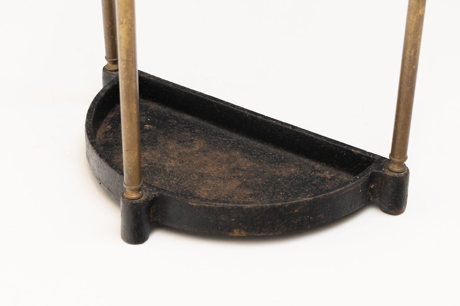 Demi Lune Brass Stick Stand photo for sale