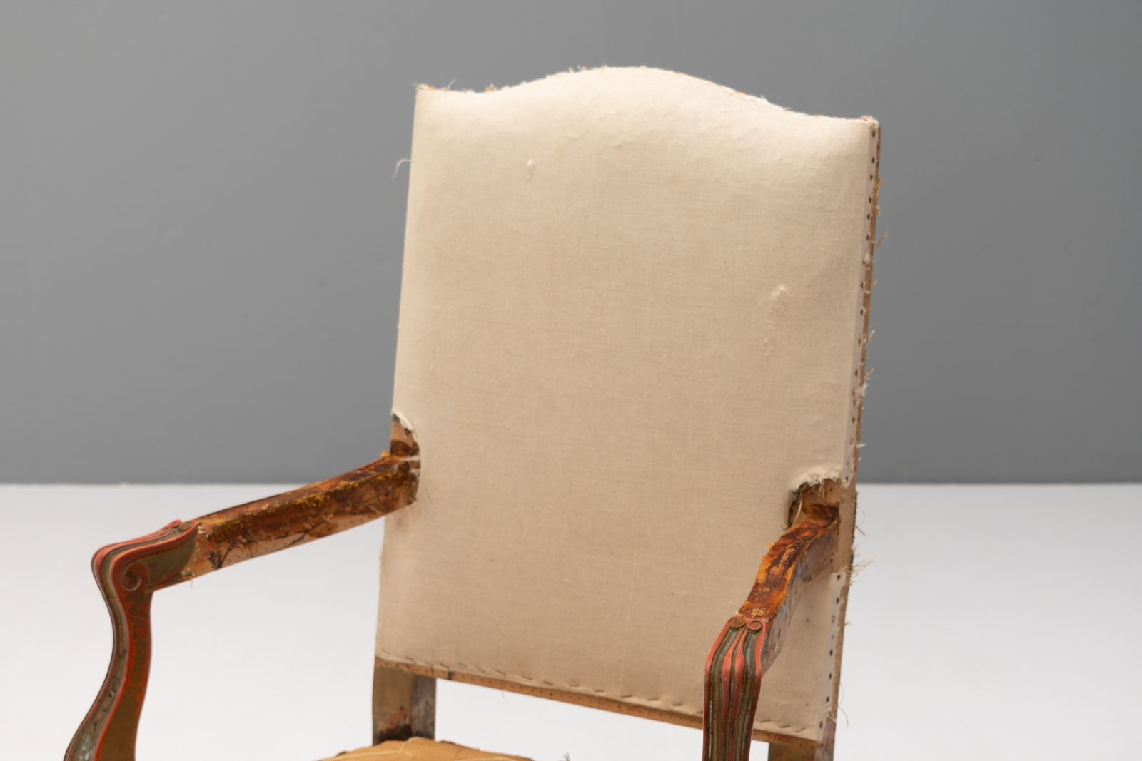 Set Of Six Gilded French Dining Chairs photo 3180.0