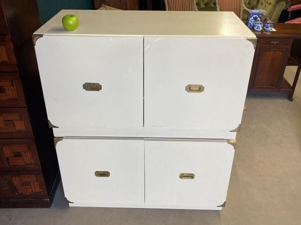 A Pair Of Mid Century Stackable Modular Storage Cabinets photo 245.0
