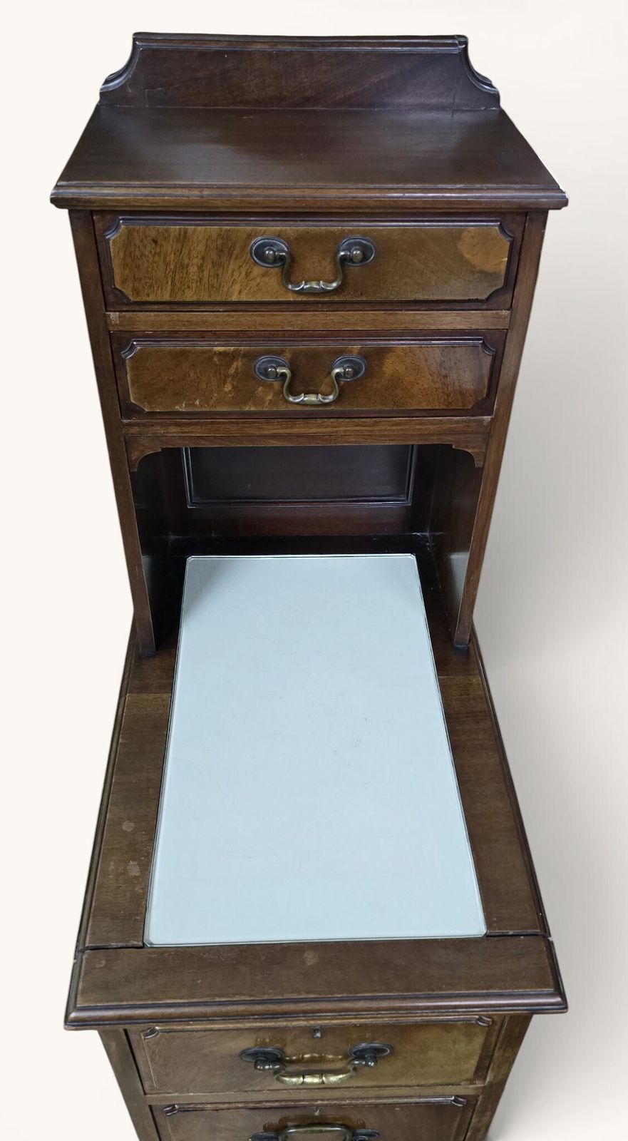 Antique Mahogany Dressing Table With Removable Mirrror photo for sale