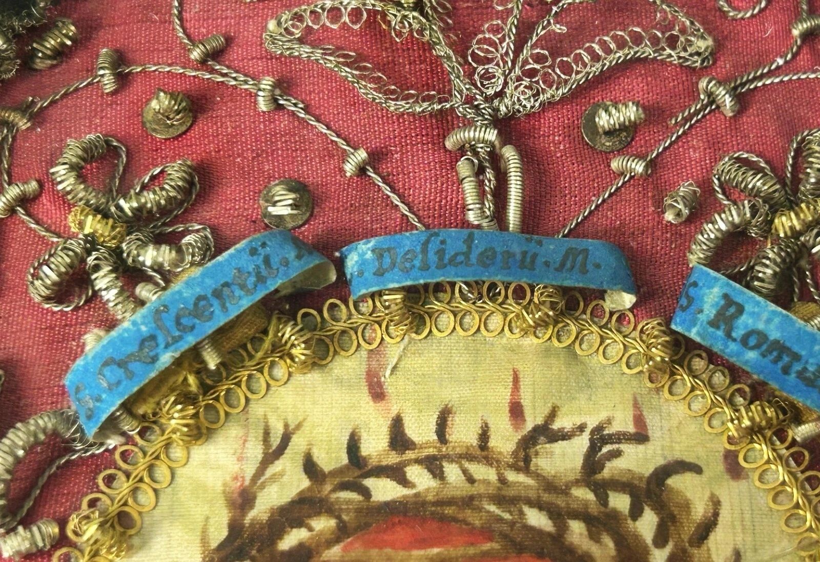 Early 1700s Multi Relic Catholic Reliquary | Named Saints & Martyrs | Ecclesiastical Devotional Art photo 4250.0