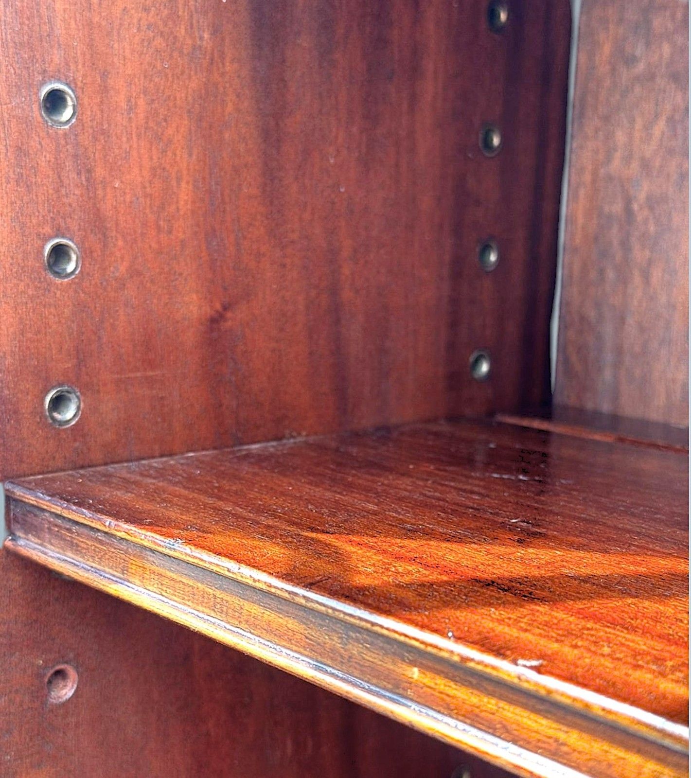 photo furniture Mahogany Three Door Breakfront Bookcase