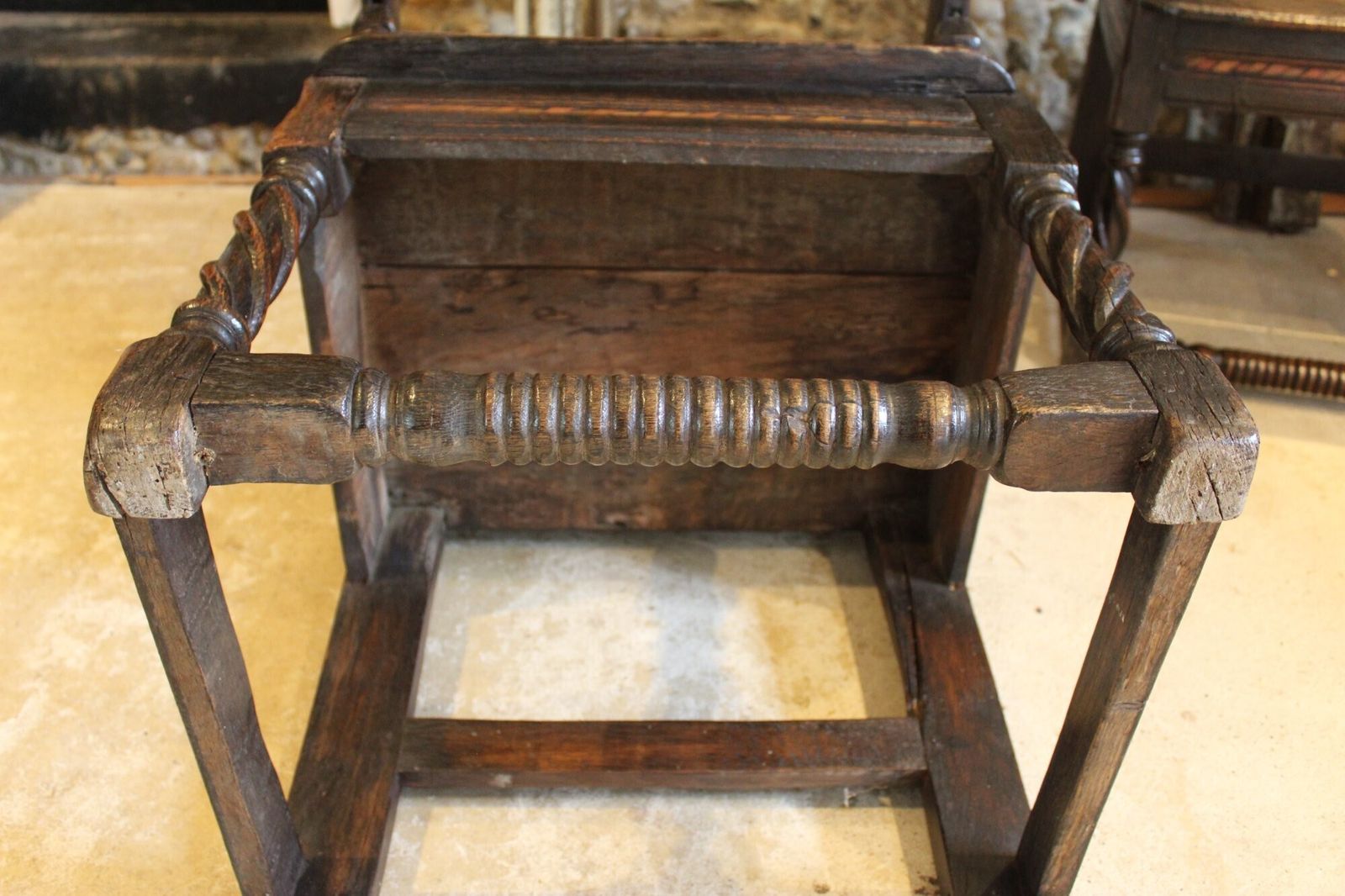 A Rare Pair Of 17th Century Yorkshire Oak Wainscot Chairs C1680 photo 4200.0