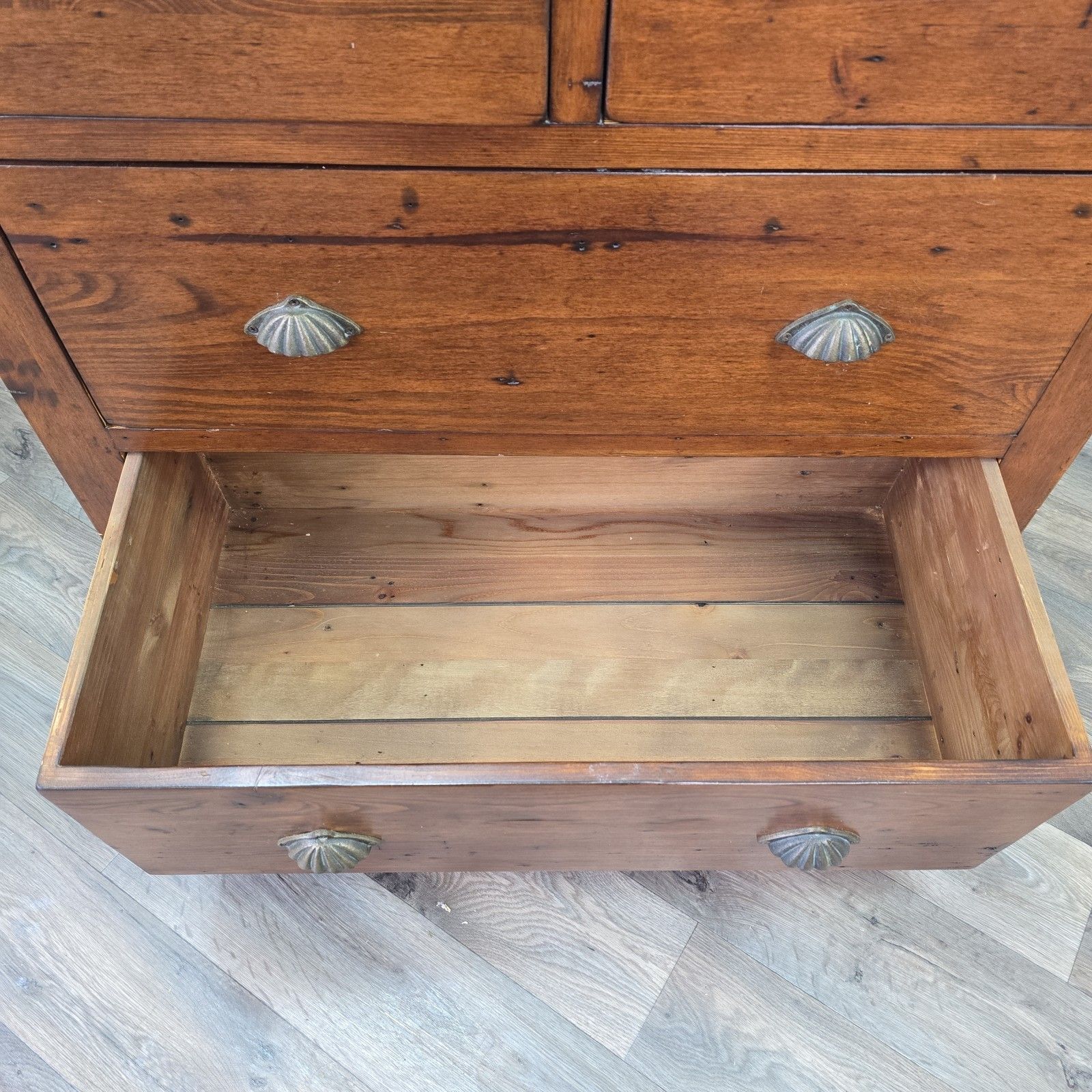 photo buy Rustic Chest Of Drawers Solid Wooden Irish Coast Reclaimed Pine Tallboy