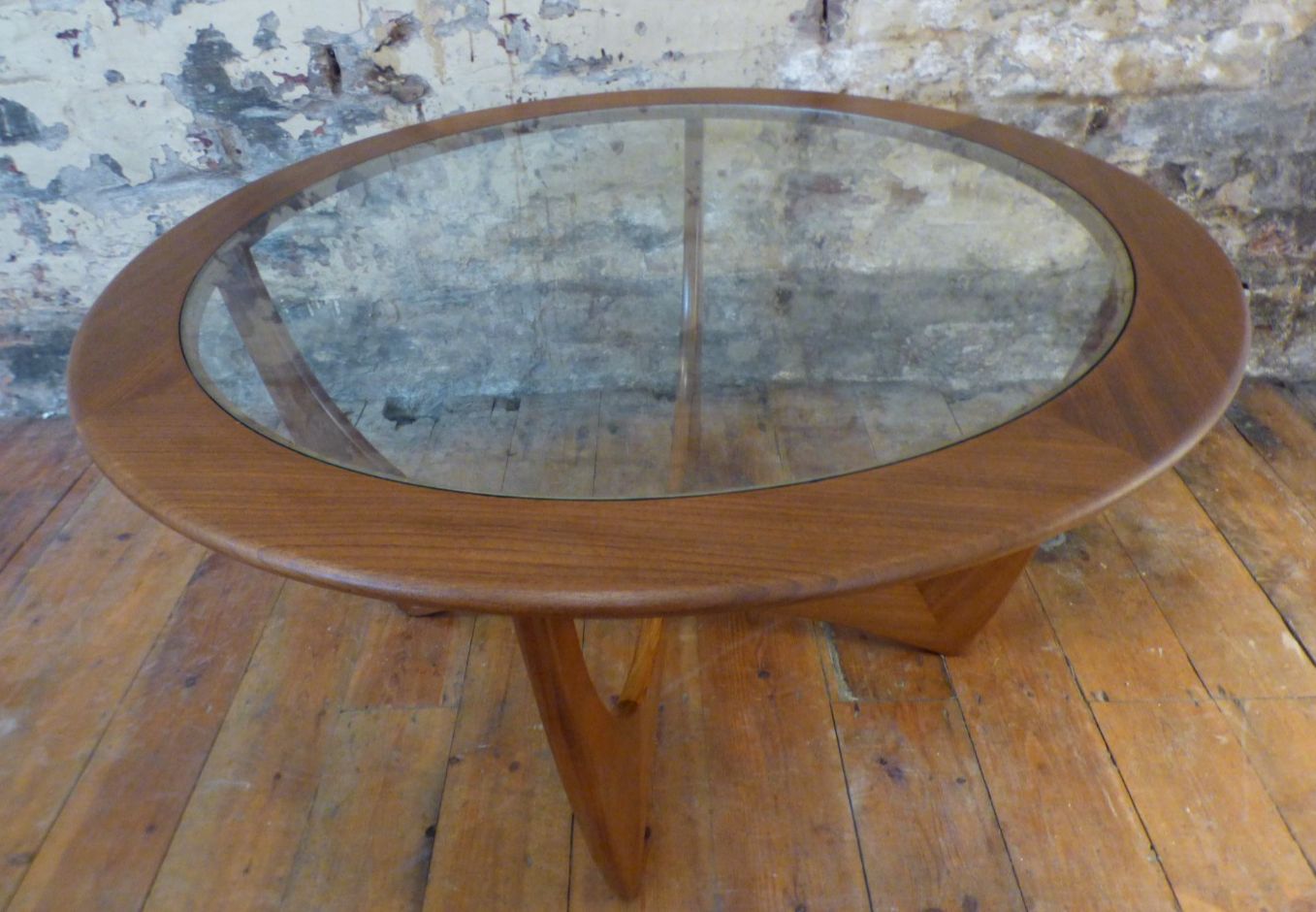 Vintage G Plan Teak Glass Coffee Table Mid Century Astro Style Retro Uk Delivery photo 359.0