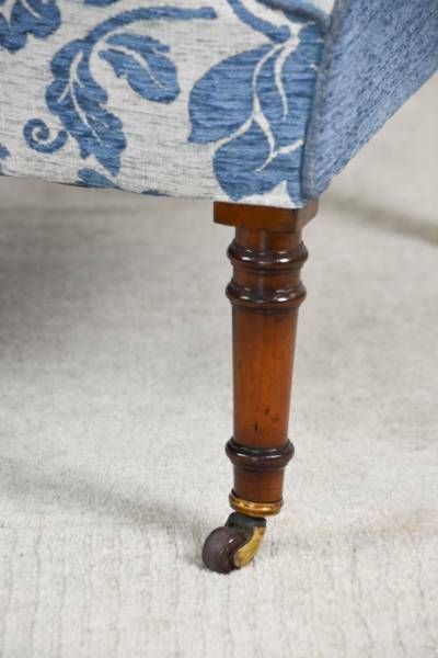 Georgian Style Late Victorian Wing Chair photo for sale